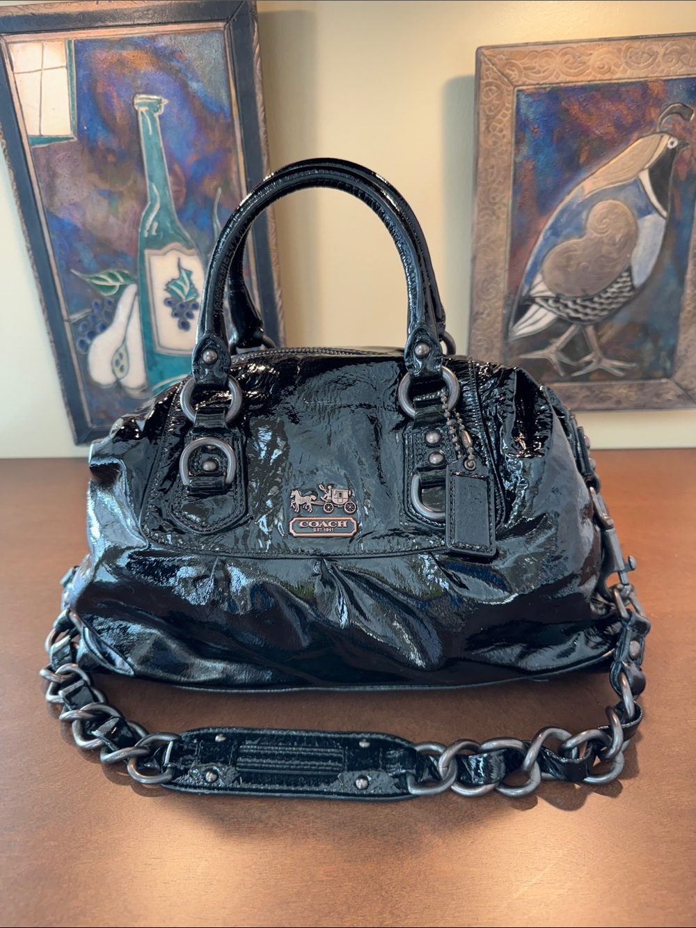 ✨ VINTAGE COACH MADISON SABRINA SATCHEL